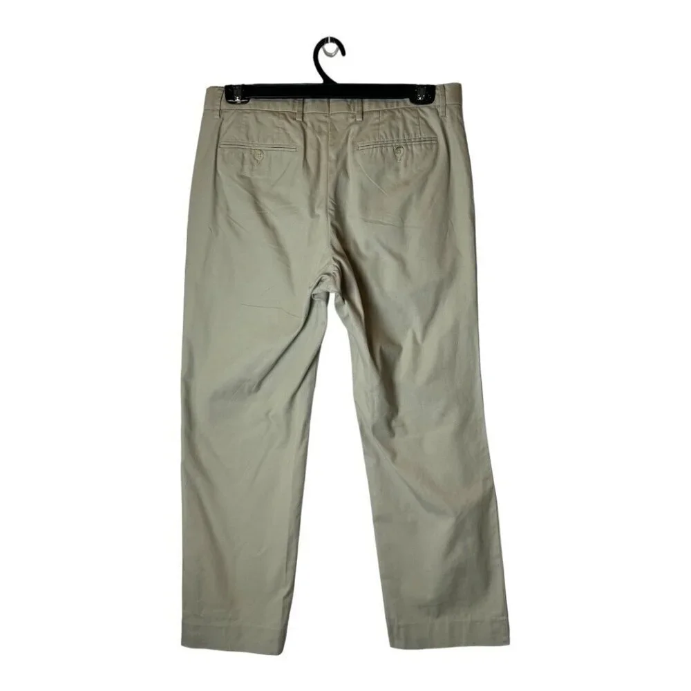 Banana Republic Pants Men 33 X 30 Natural Stone Aiden Classic Fit Straight Chino